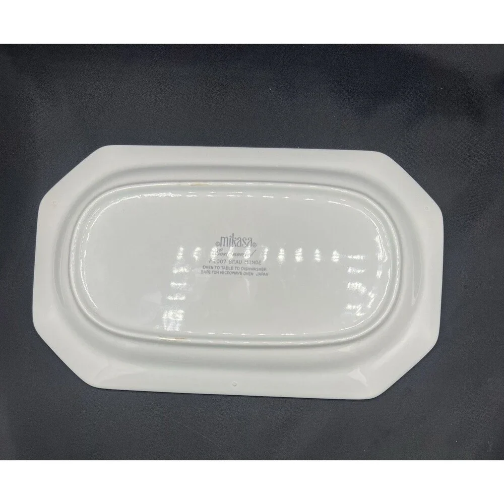 Mikasa Continental Beau Monde F3007 Octagonal Serving Platter 11.5” Orchid Japan